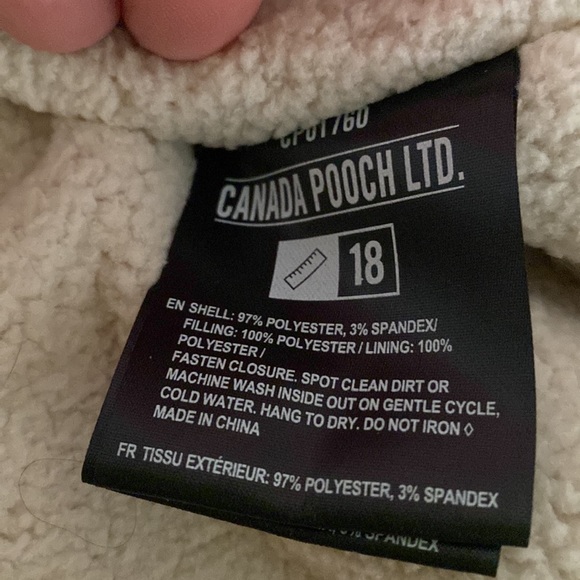 NWT Canada Pooch Dog Parka - Picture 8 of 11